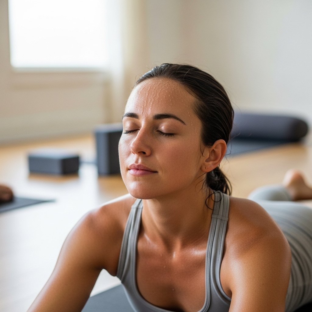Espacio de práctica de Ashtanga Yoga Para Principiantes tranquilo