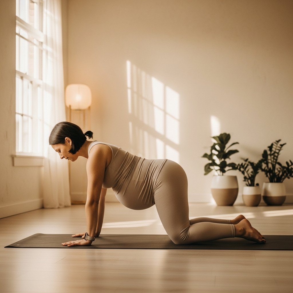 Sesión de Que Es Prenatal Yoga en interior