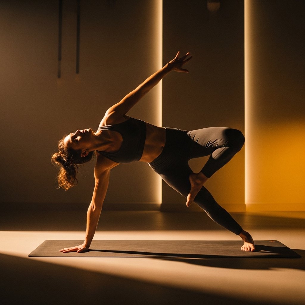 Espacio de práctica de Mejor Tipo De Yoga Para Principiantes tranquilo