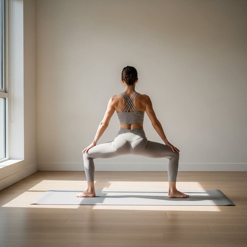 Sesión de Hatha Yoga Para Principiantes en interior