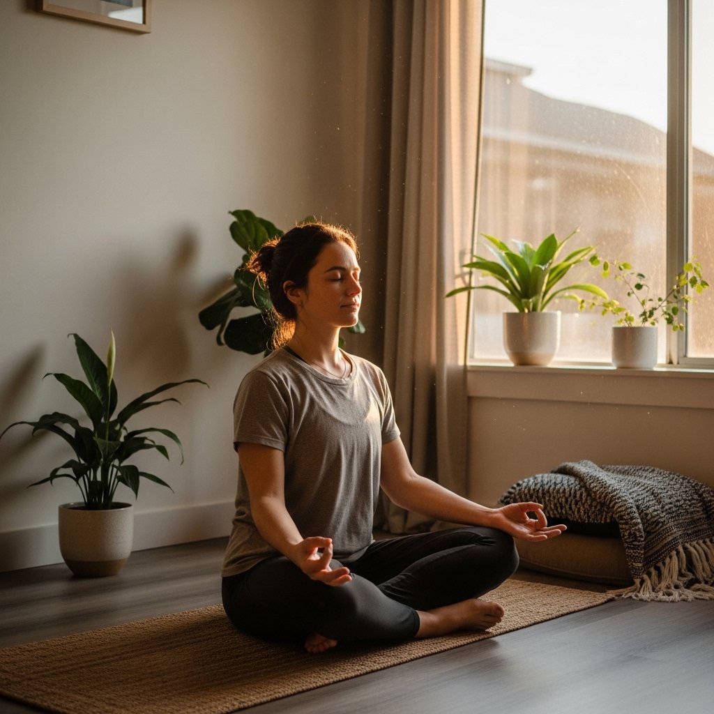 Práctica de Kundalini Yoga Para Principiantes en un espacio tranquilo