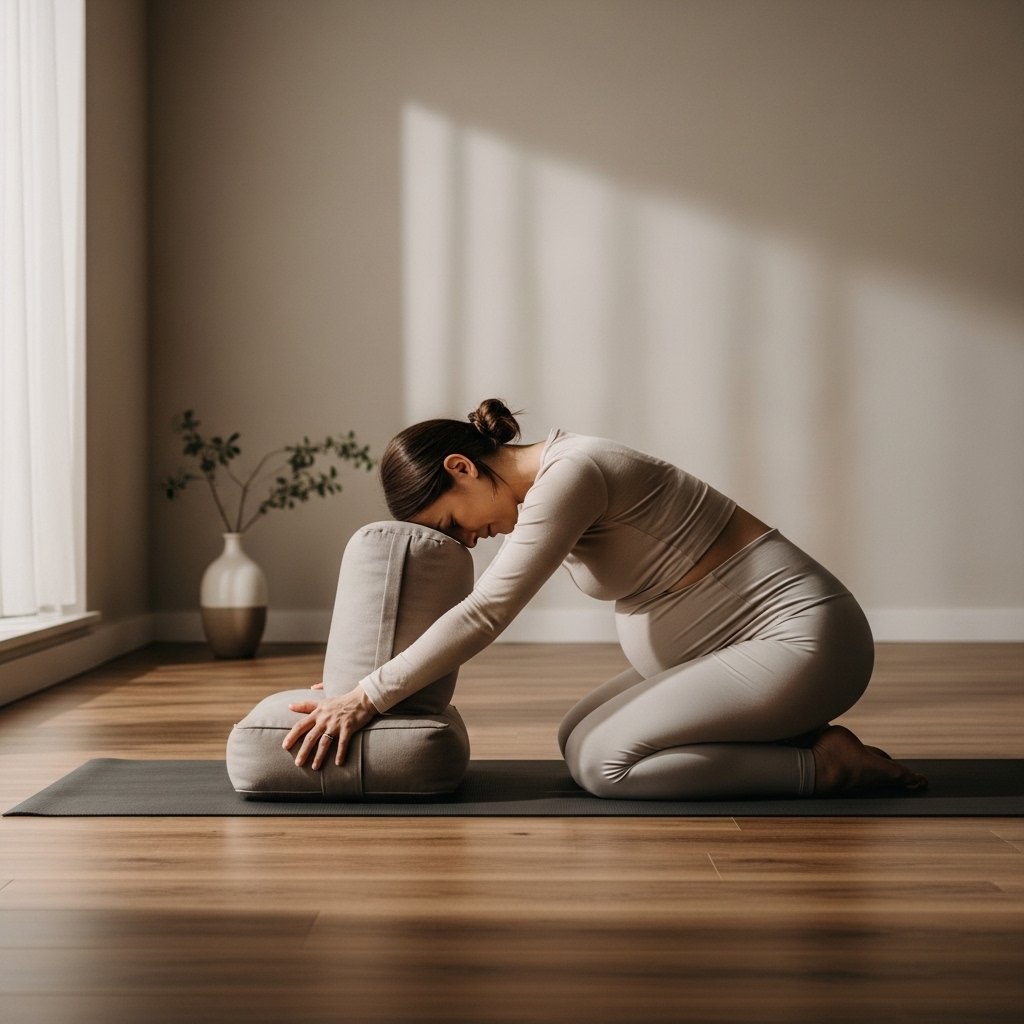 Práctica de Que Es Prenatal Yoga en un espacio tranquilo